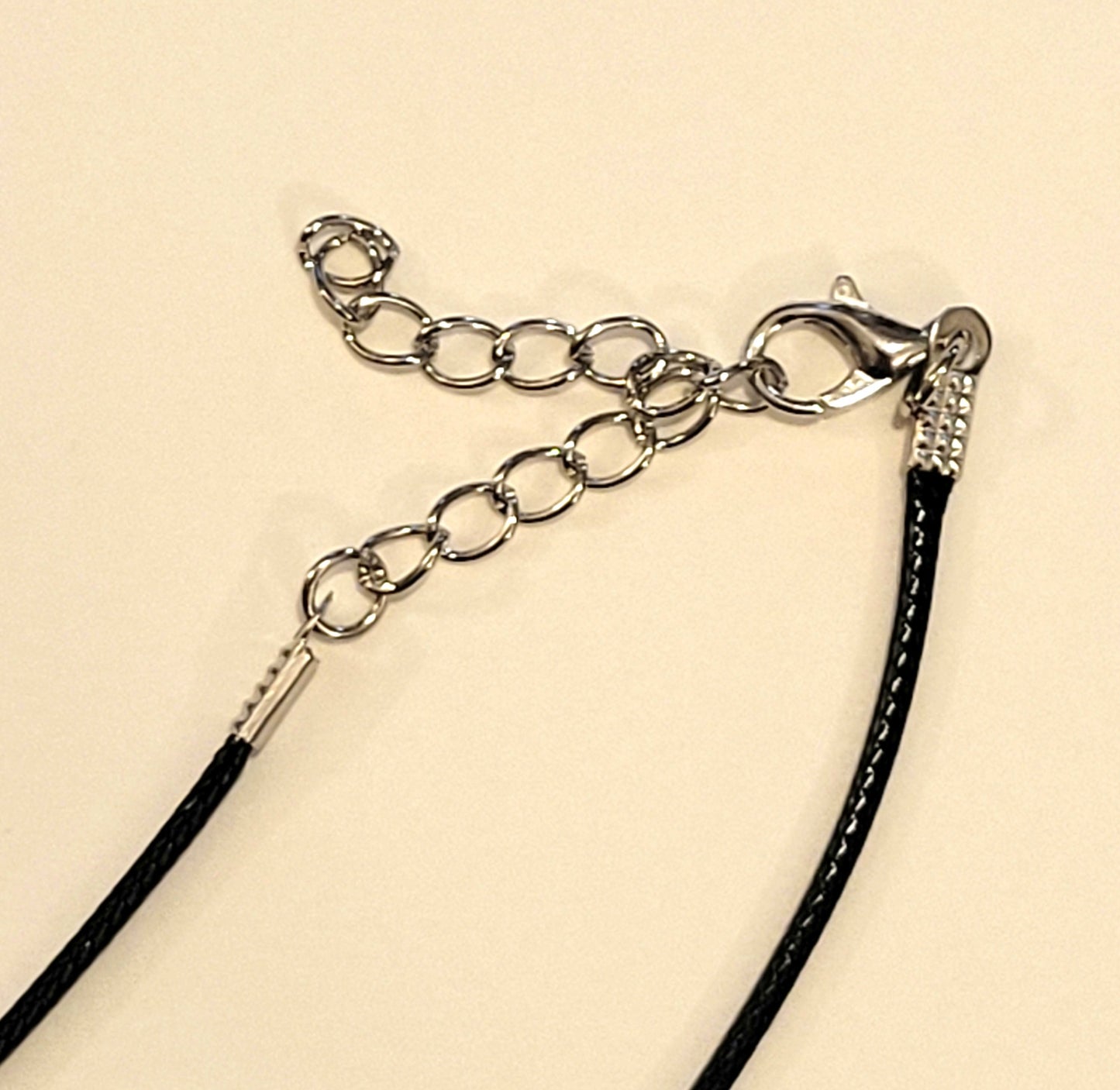 Zodiac Choker 20" Leather Jute with Metal Charm