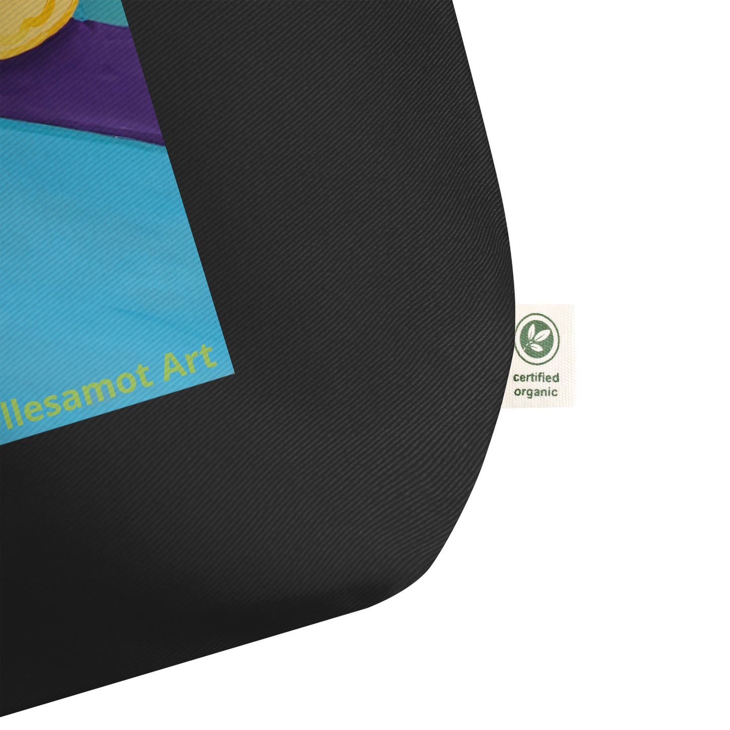 Large organic tote bag- Cat And Duck