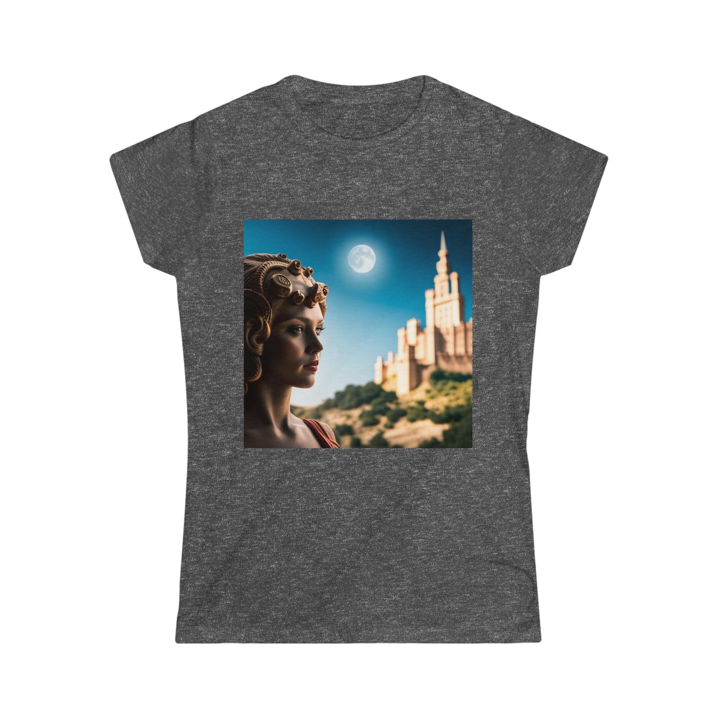 Women's Soft-style Tee- Castle Series- Armored Woman