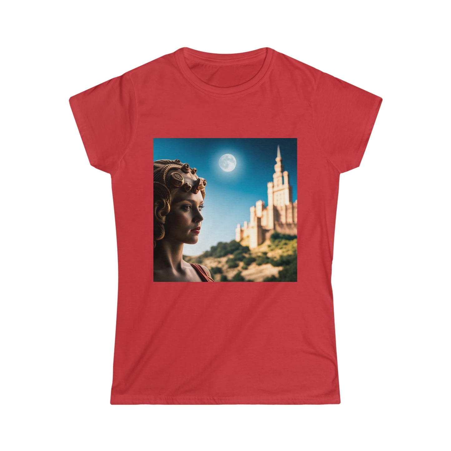 Women's Soft-style Tee- Castle Series- Armored Woman