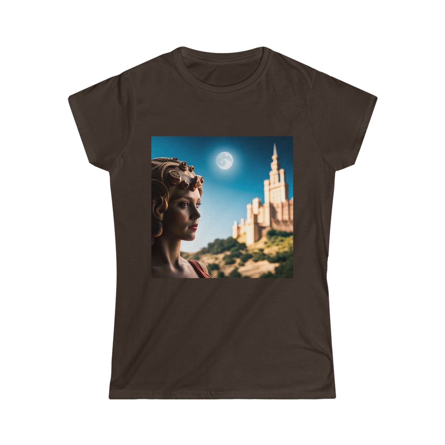 Women's Soft-style Tee- Castle Series- Armored Woman