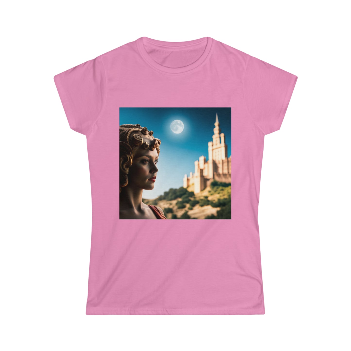 Women's Soft-style Tee- Castle Series- Armored Woman