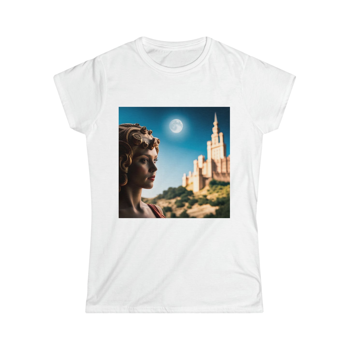 Women's Soft-style Tee- Castle Series- Armored Woman