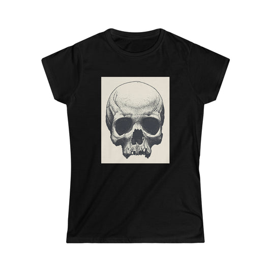 Women's Softstyle Tee- Castle Series- Skull 4