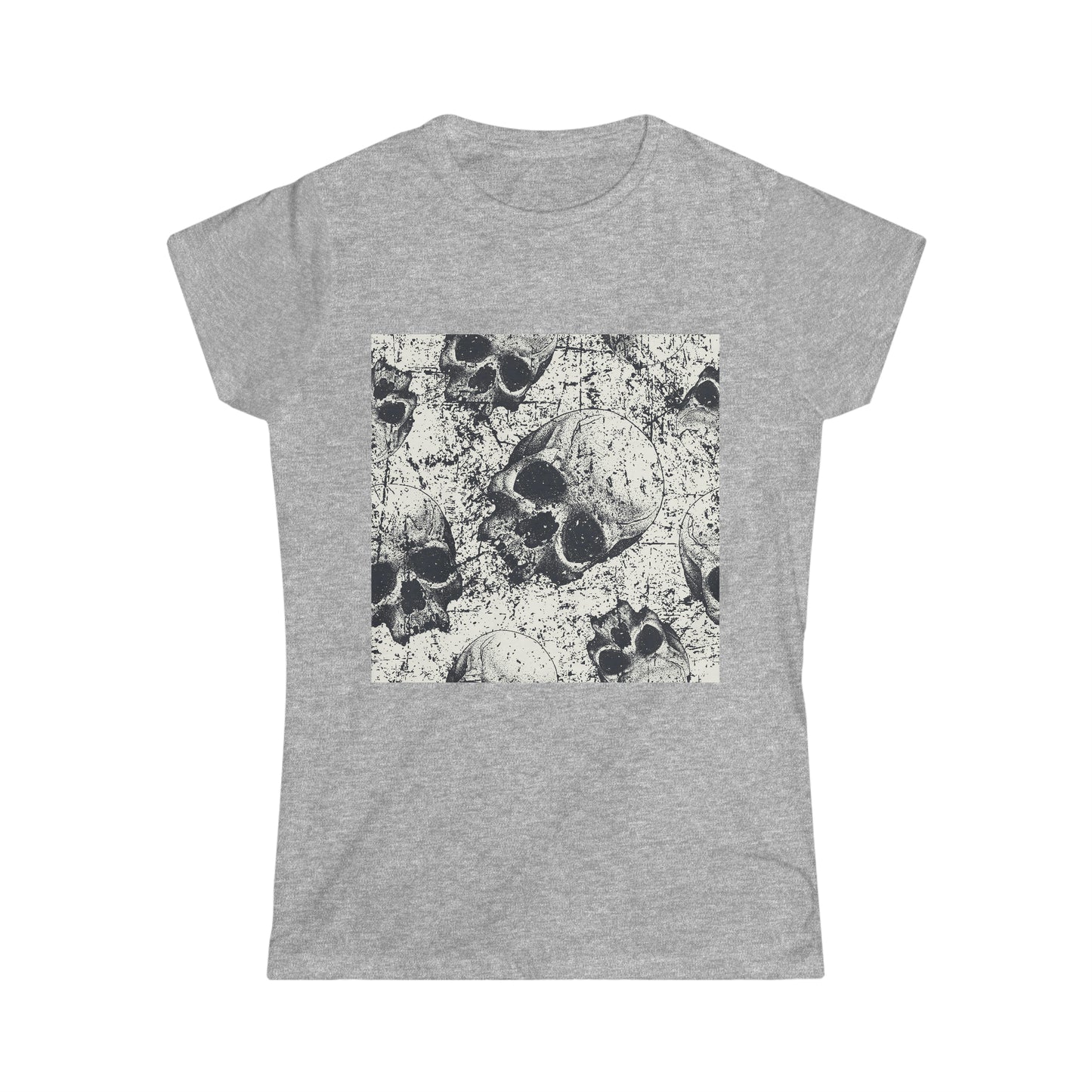 Women's Softstyle Tee- Castle Series- Skull 4