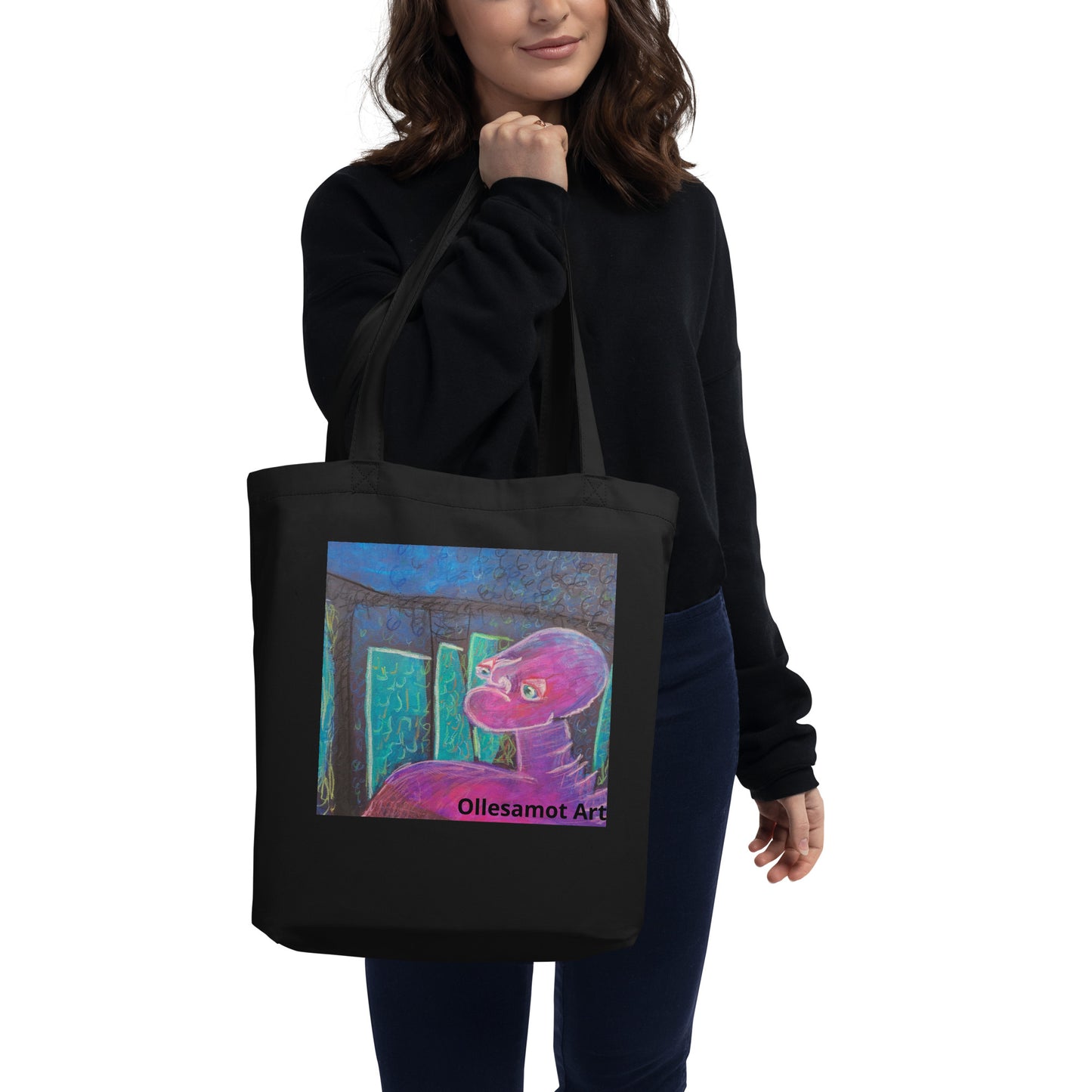 Eco Tote Bag Small- Celestial Being Series- Neptune