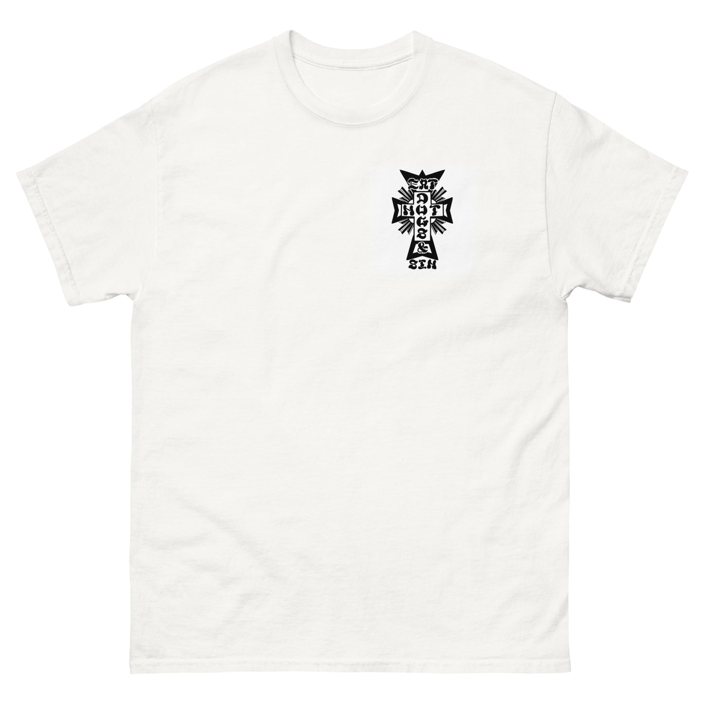 Men's classic tee - Eat And Sin- Black Logo