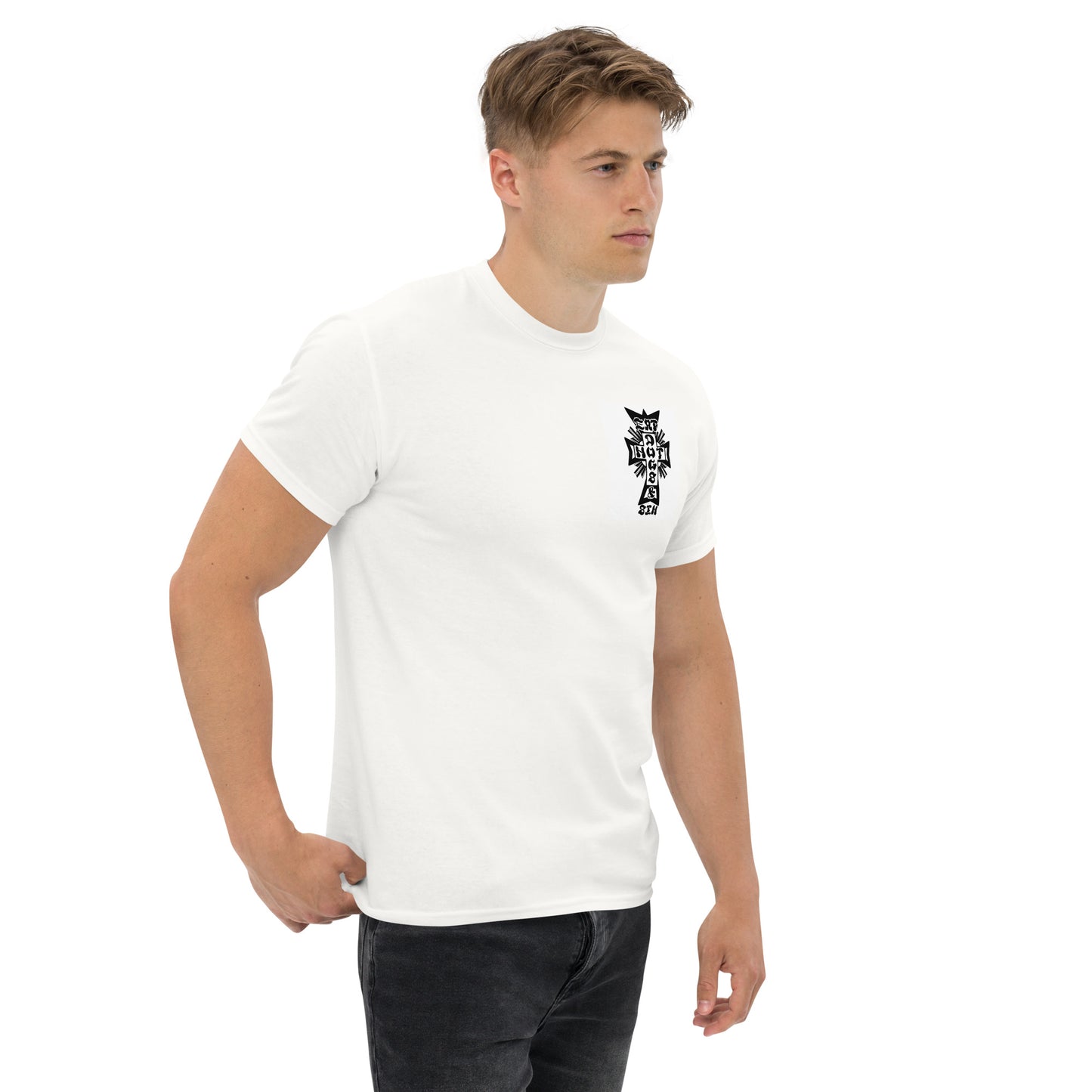 Men's classic tee - Eat And Sin- Black Logo