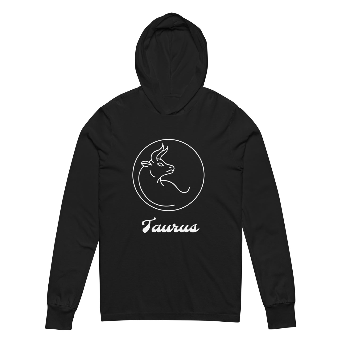 Hooded long-sleeve tee- Classic Zodiac: Taurus