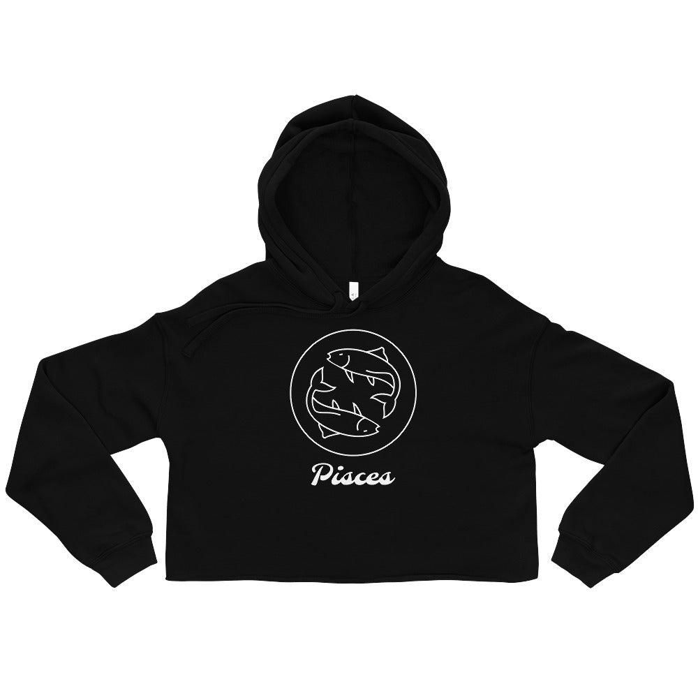 Crop Hoodie- Classic Zodiac: Pisces