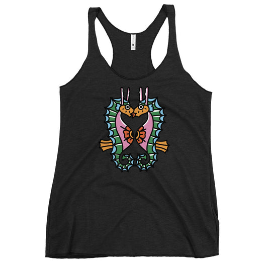 Women's Racerback Tank - Seahorse