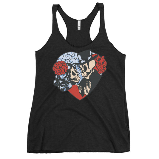 Women's Racerback Tank- Romantic Couple