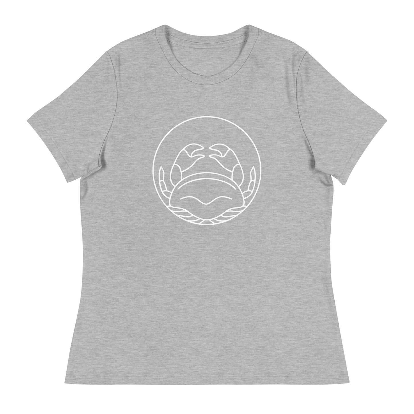 Women's Relaxed T-Shirt- Classic Zodiac: Cancer