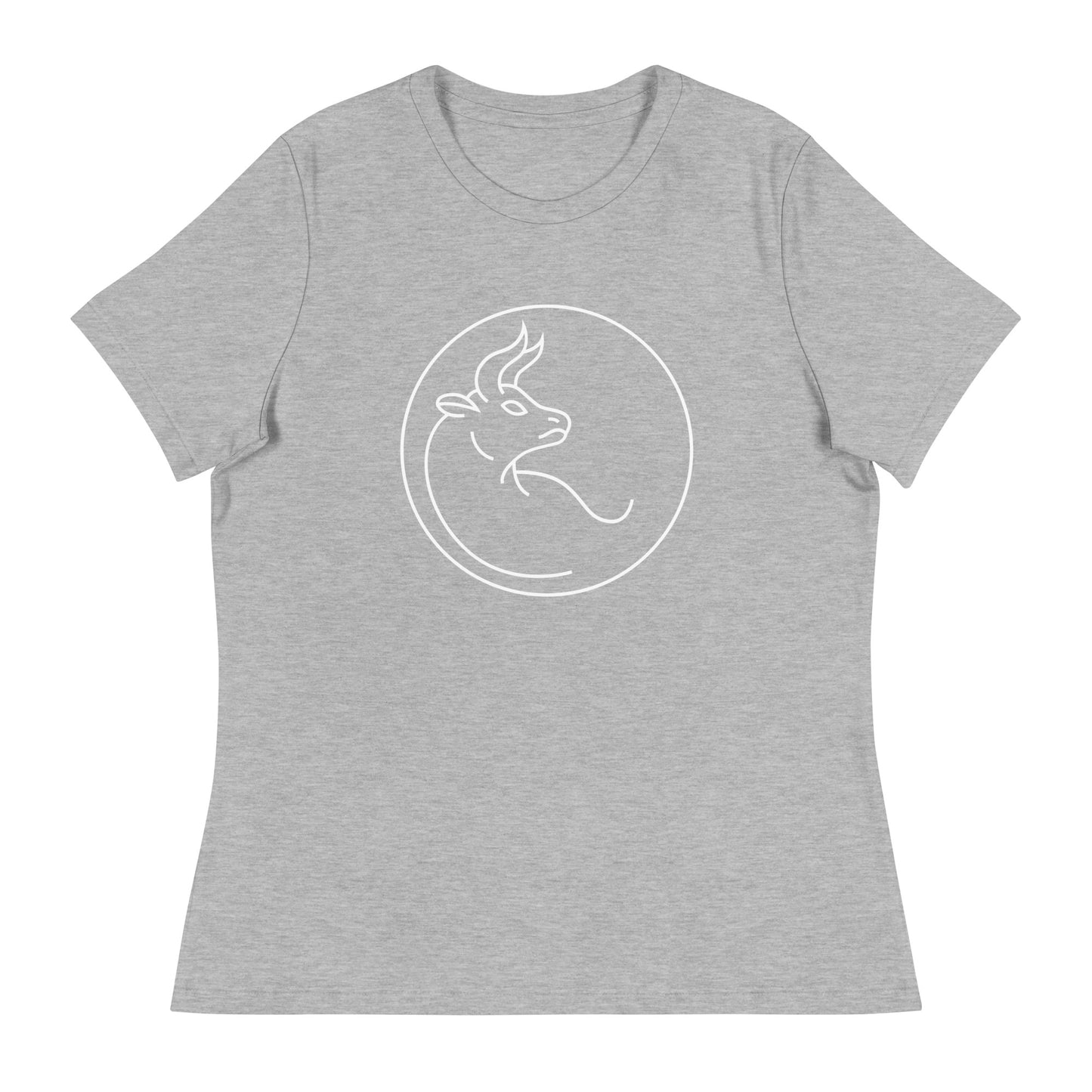 Women's Relaxed T-Shirt- Classic Zodiac: Taurus