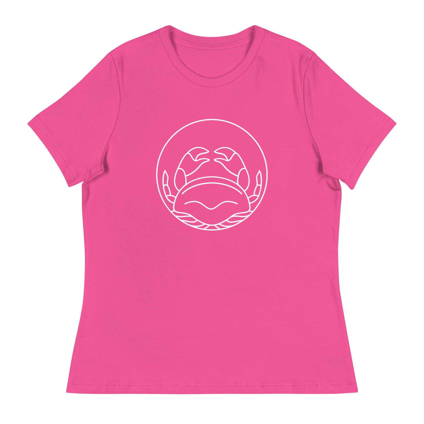 Women's Relaxed T-Shirt- Classic Zodiac: Cancer