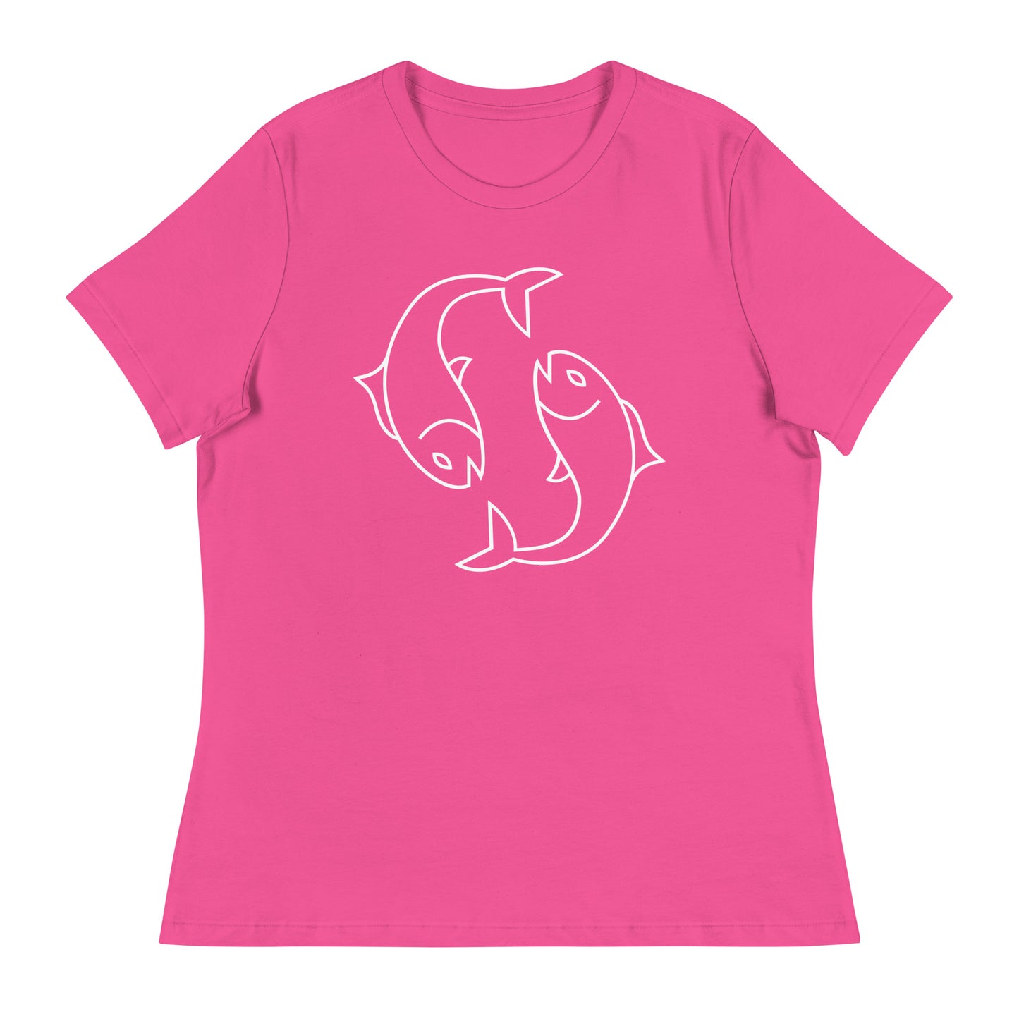 Women's Relaxed T-Shirt- Classic Zodiac: Pisces