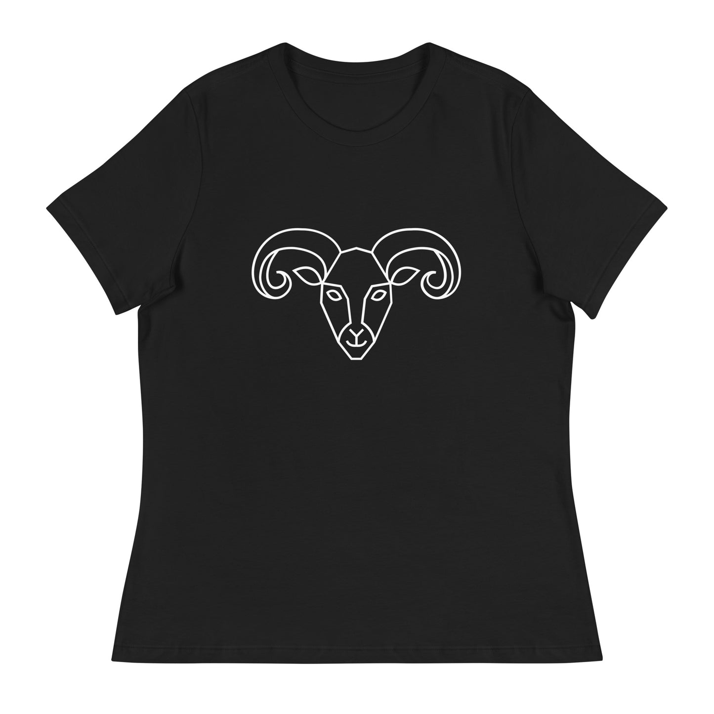 Women's Relaxed T-Shirt- Classic Zodiac: Aries