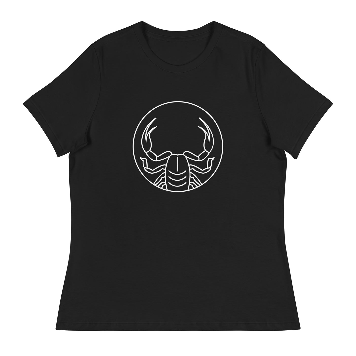 Women's Relaxed T-Shirt- Classic Zodiac: Scorpio