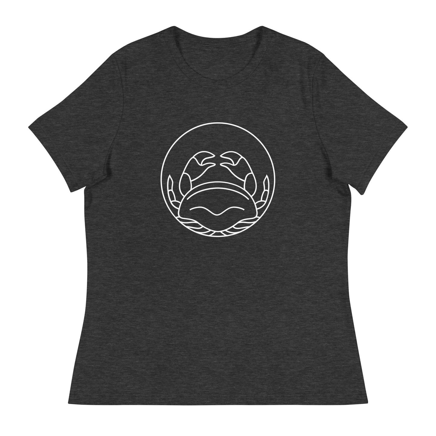 Women's Relaxed T-Shirt- Classic Zodiac: Cancer