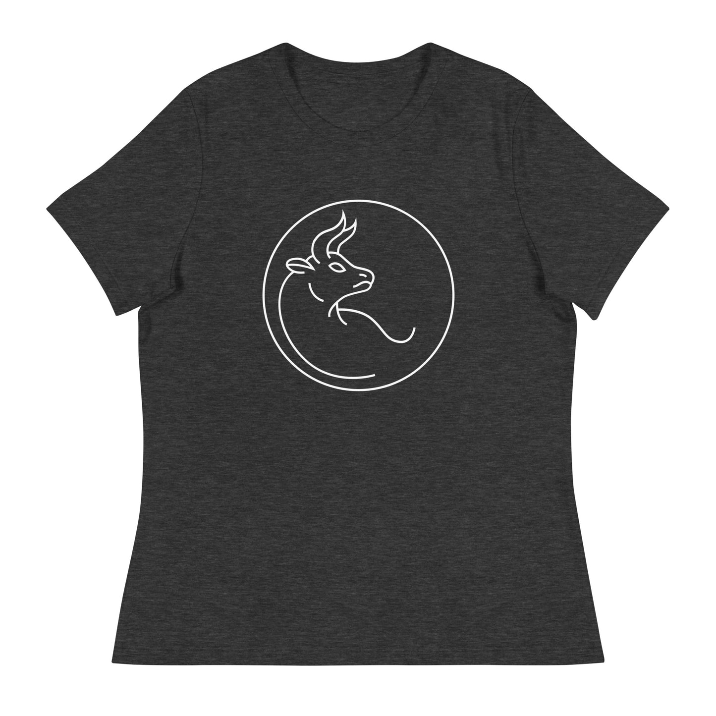 Women's Relaxed T-Shirt- Classic Zodiac: Taurus