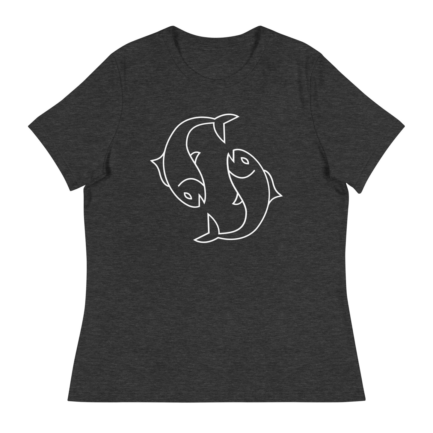 Women's Relaxed T-Shirt- Classic Zodiac: Pisces