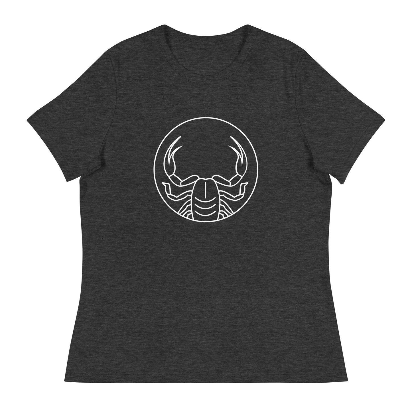 Women's Relaxed T-Shirt- Classic Zodiac: Scorpio