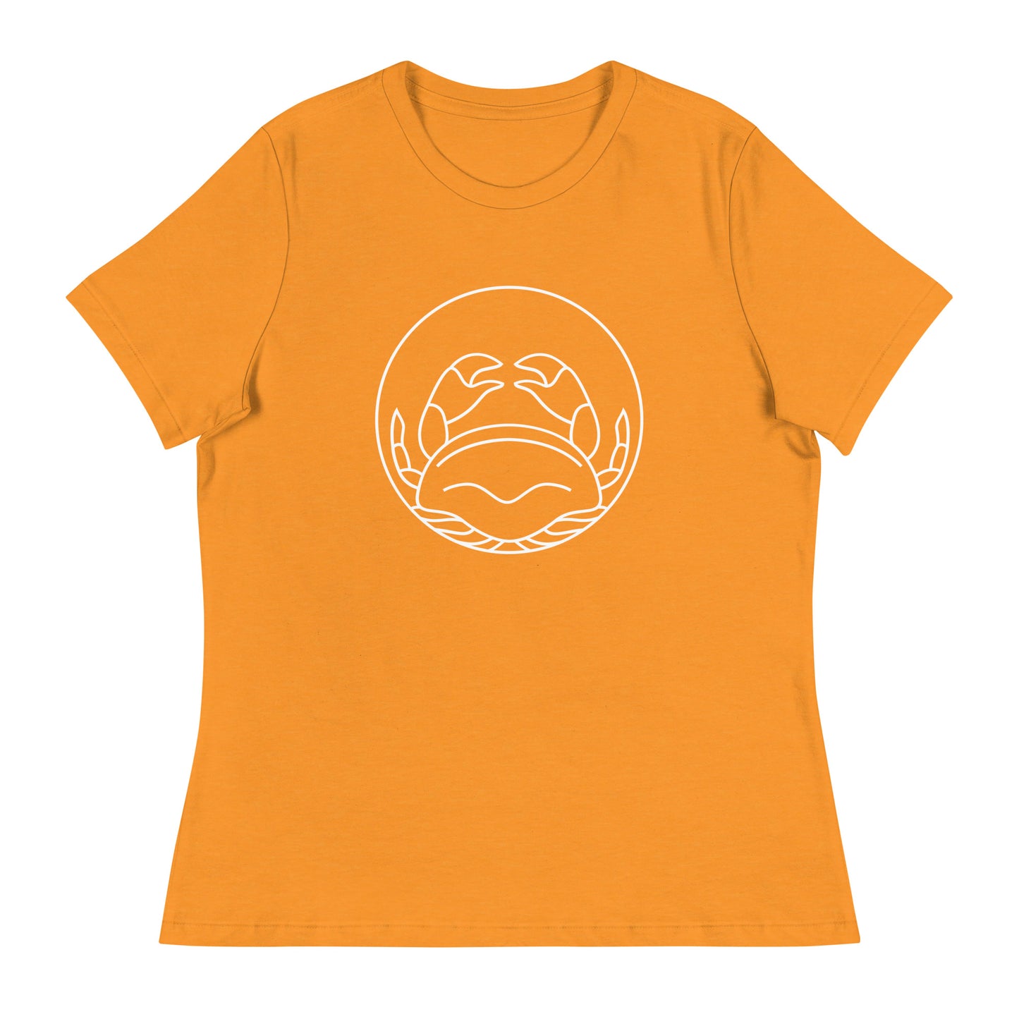 Women's Relaxed T-Shirt- Classic Zodiac: Cancer