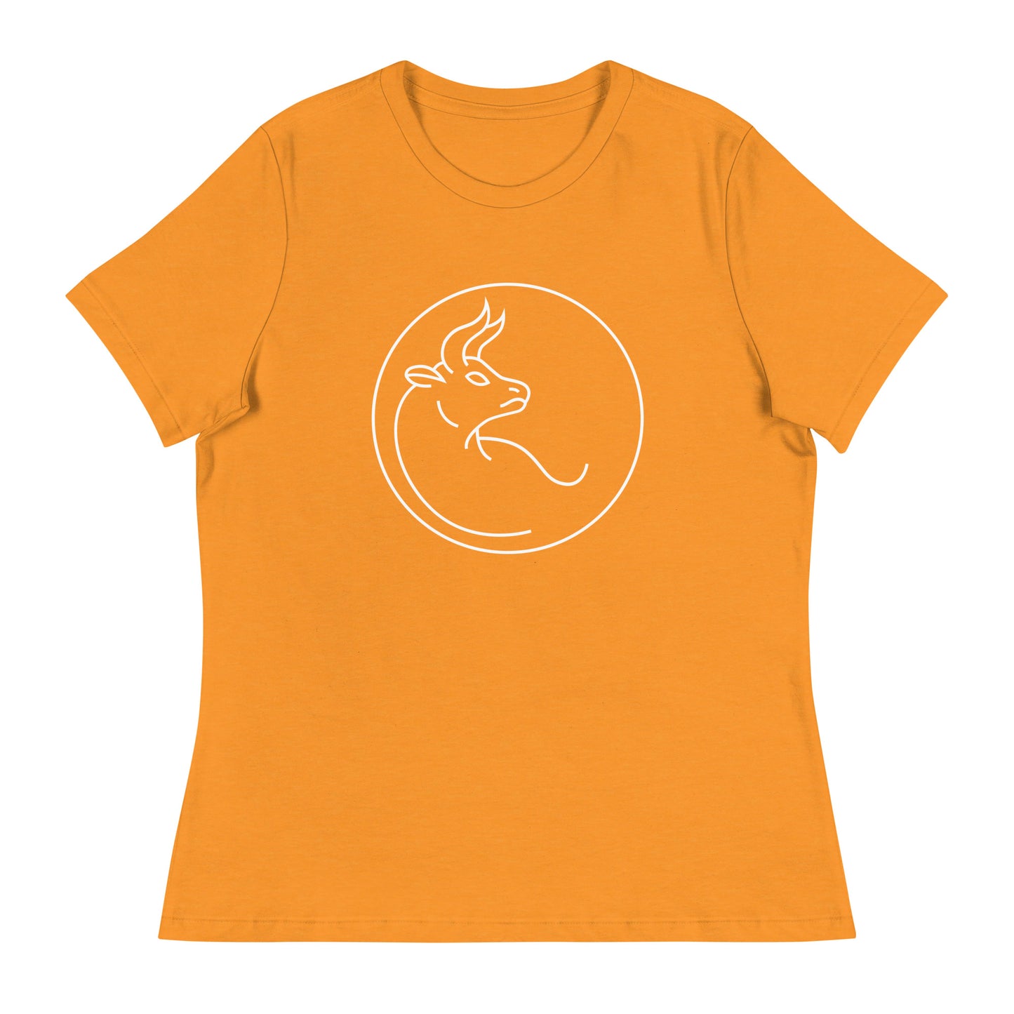 Women's Relaxed T-Shirt- Classic Zodiac: Taurus