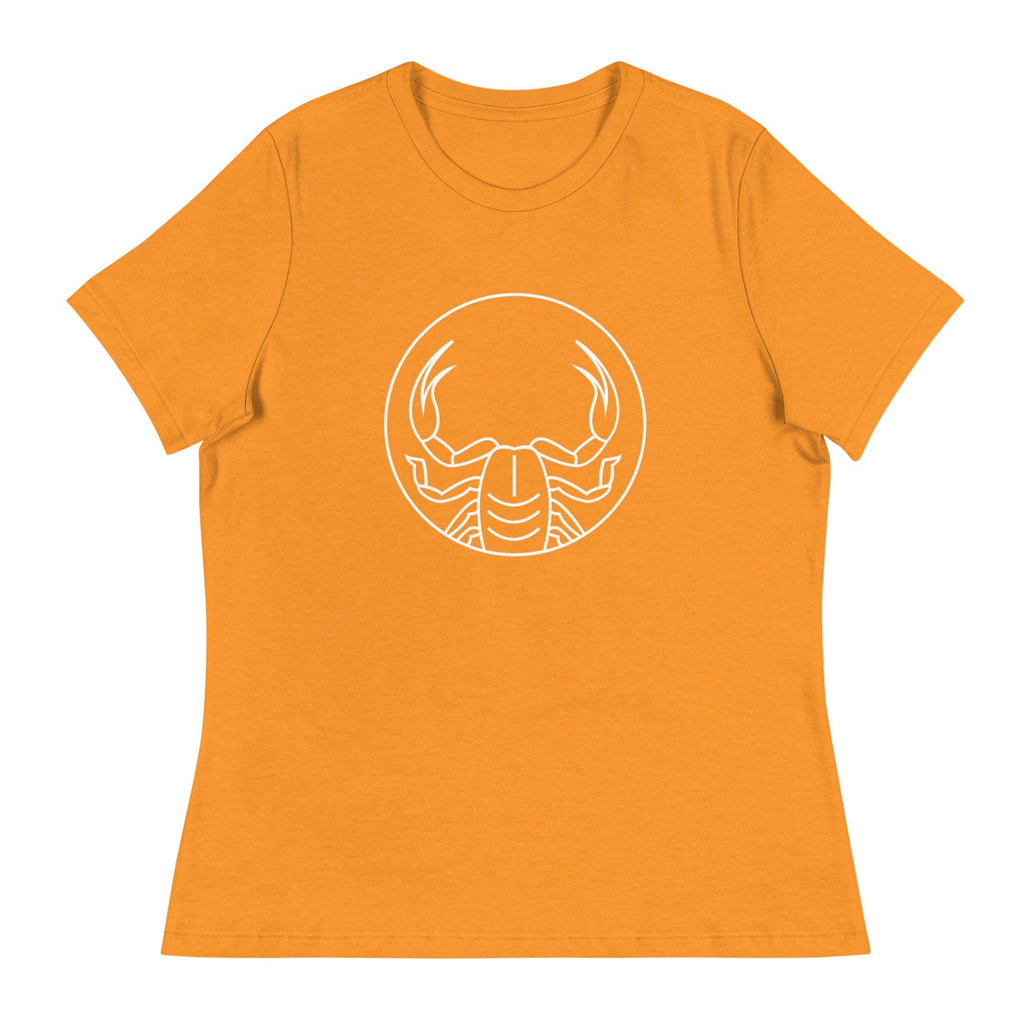 Women's Relaxed T-Shirt- Classic Zodiac: Scorpio