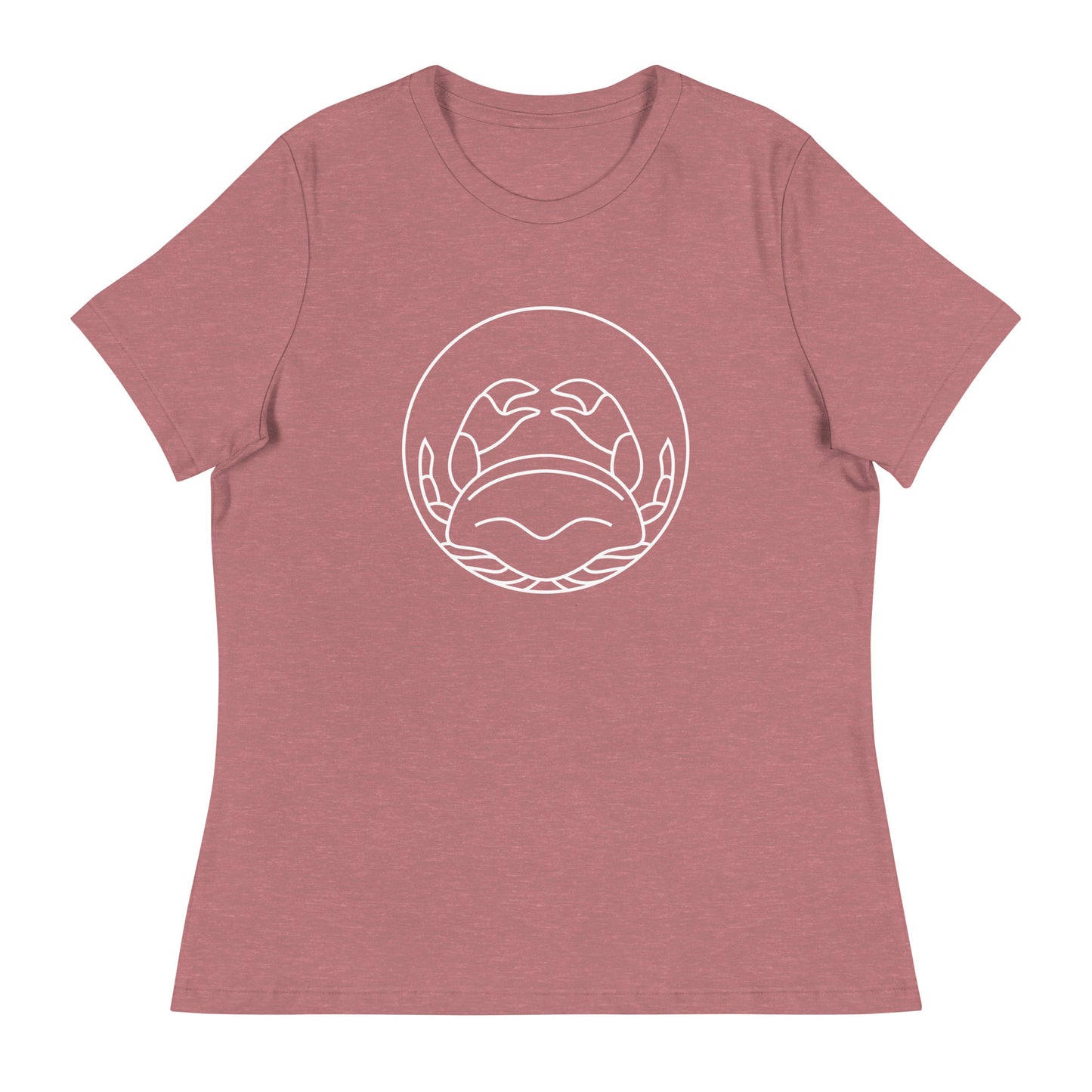 Women's Relaxed T-Shirt- Classic Zodiac: Cancer