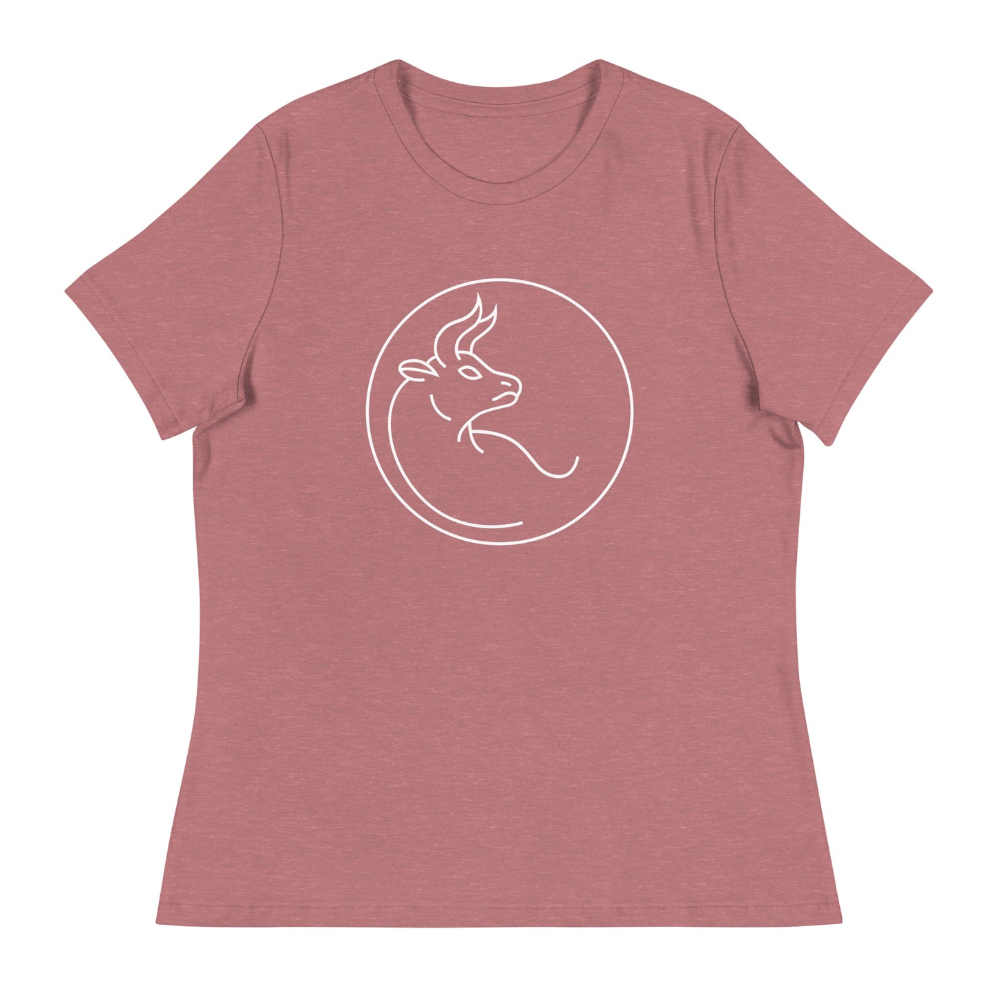 Women's Relaxed T-Shirt- Classic Zodiac: Taurus