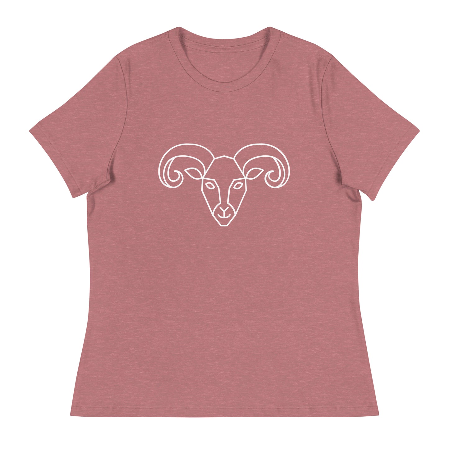 Women's Relaxed T-Shirt- Classic Zodiac: Aries