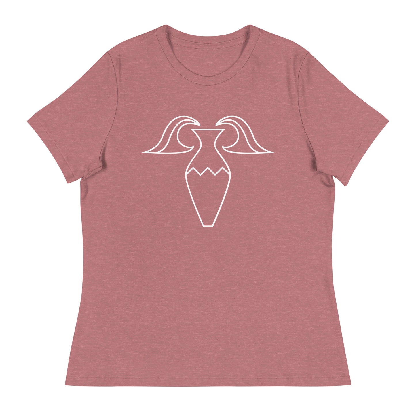 Women's Relaxed T-Shirt- Classic Zodiac: Aquarius