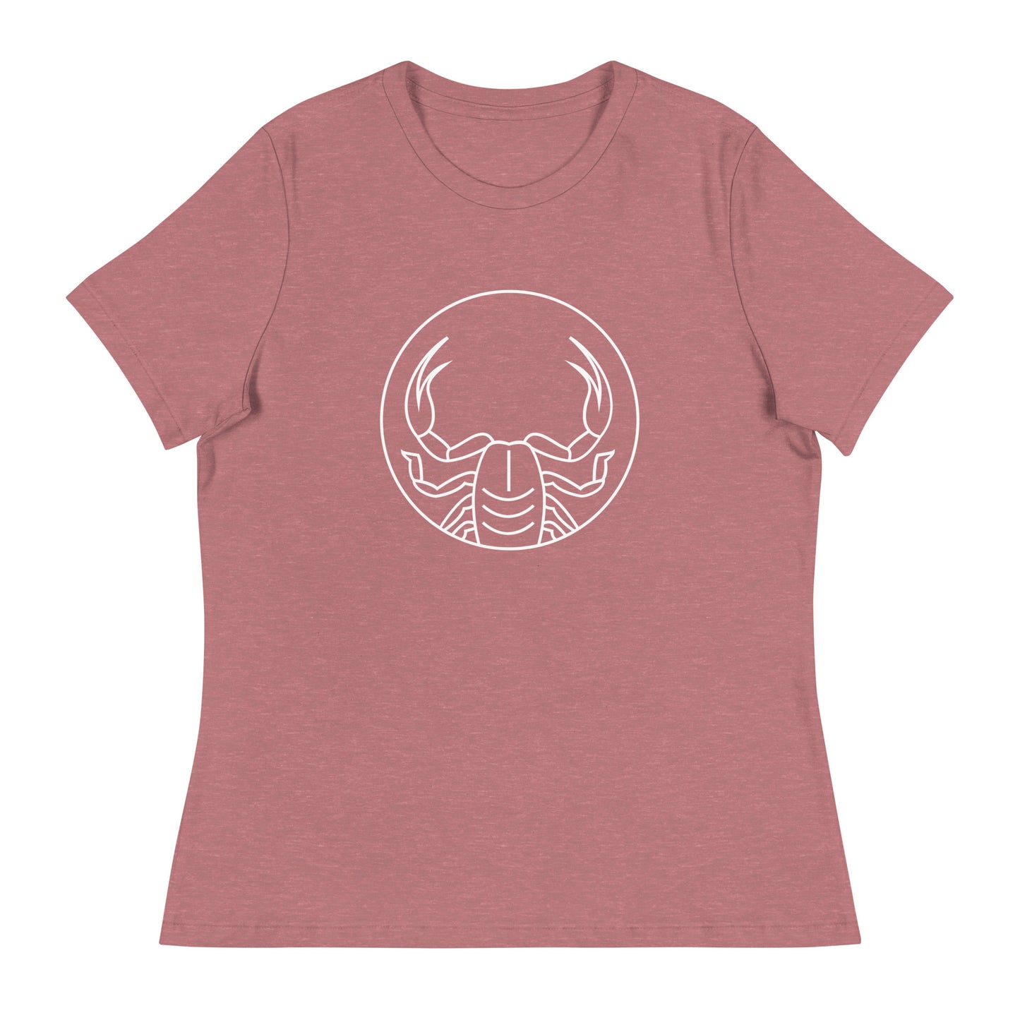 Women's Relaxed T-Shirt- Classic Zodiac: Scorpio