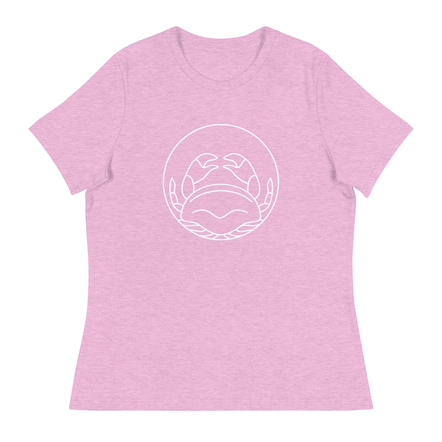 Women's Relaxed T-Shirt- Classic Zodiac: Cancer