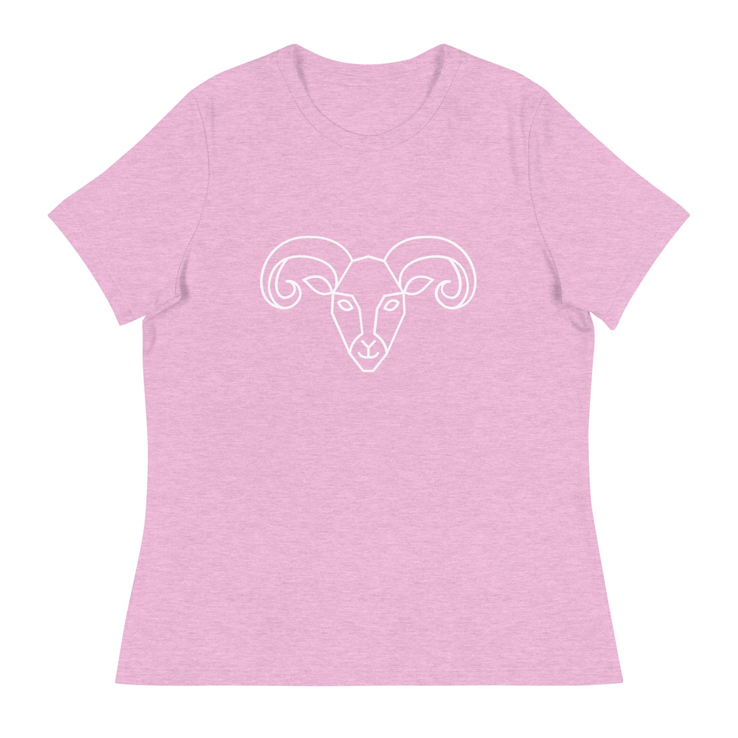 Women's Relaxed T-Shirt- Classic Zodiac: Aries