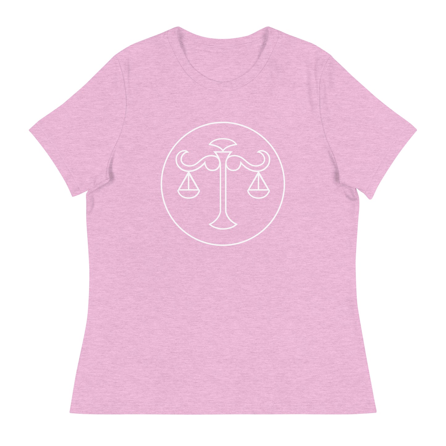 Women's Relaxed T-Shirt- Classic Zodiac: Libra