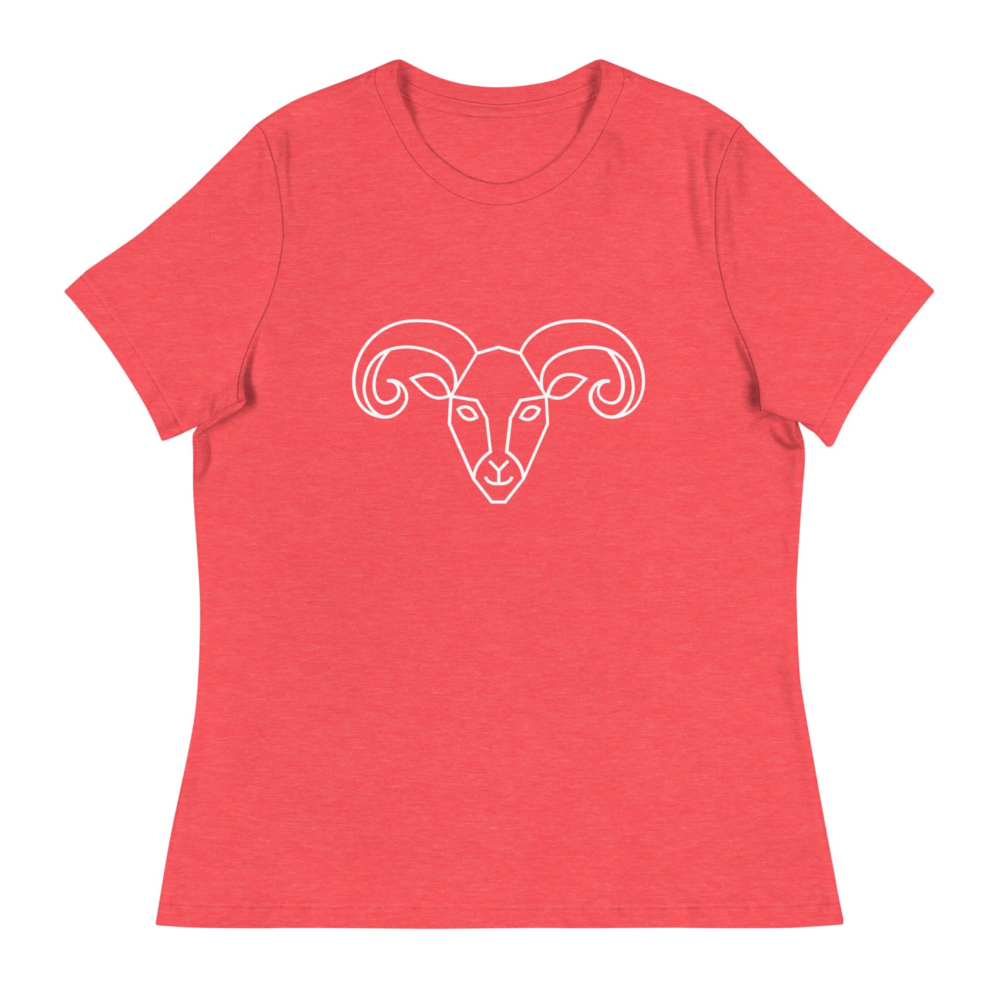 Women's Relaxed T-Shirt- Classic Zodiac: Aries