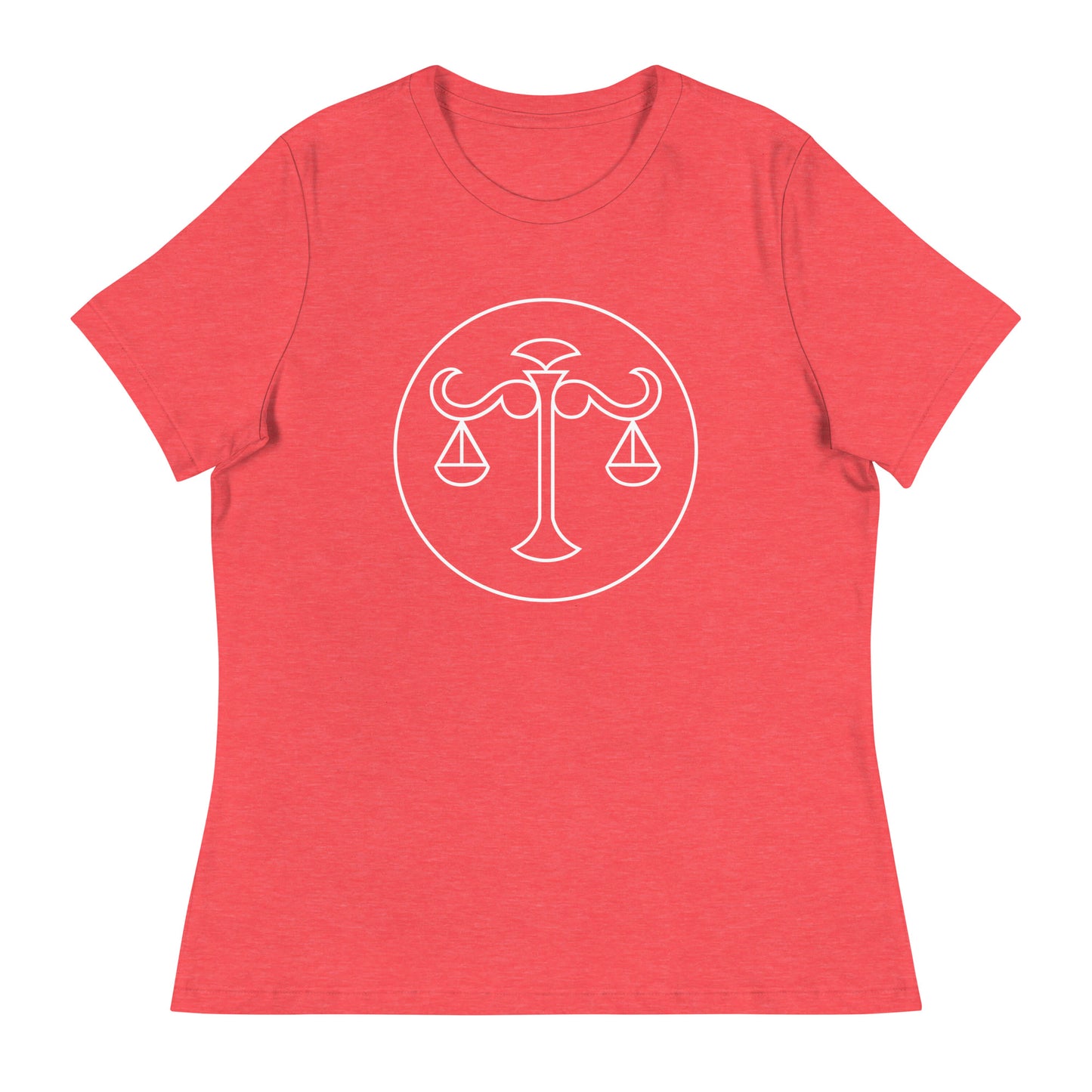 Women's Relaxed T-Shirt- Classic Zodiac: Libra