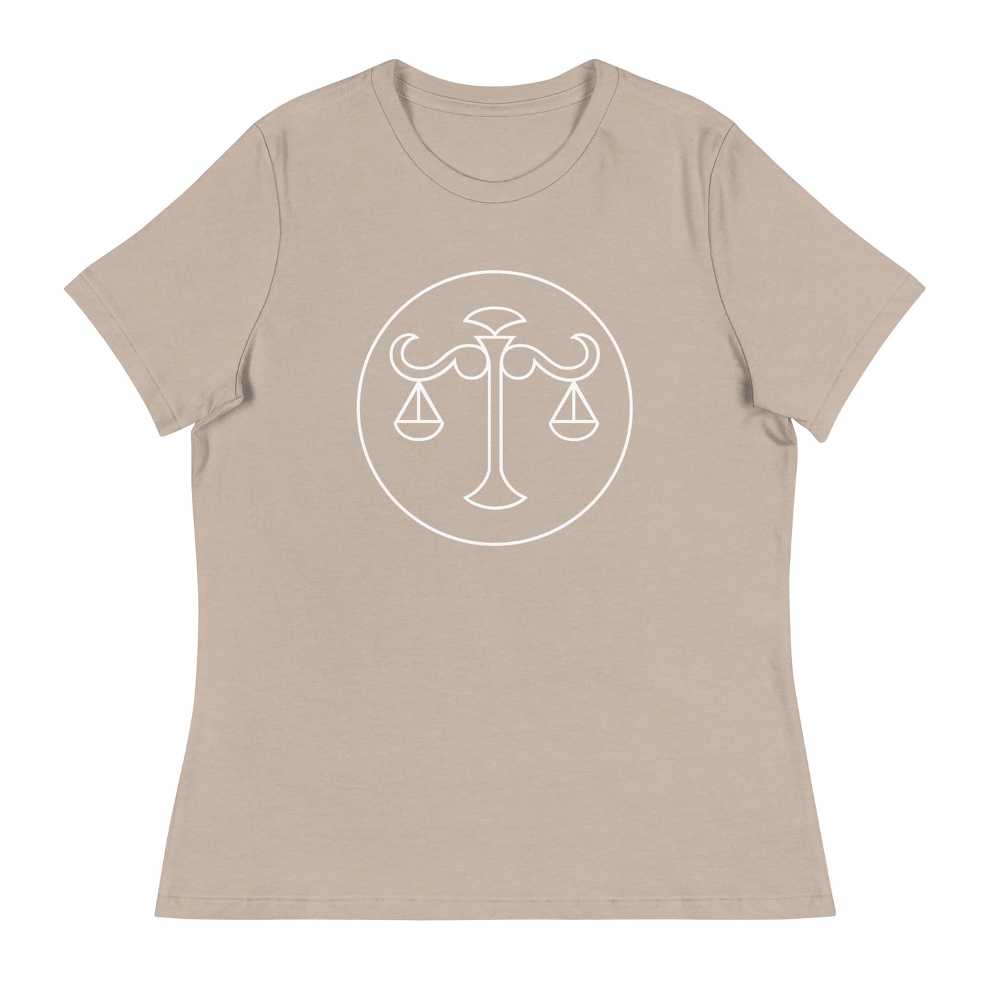 Women's Relaxed T-Shirt- Classic Zodiac: Libra