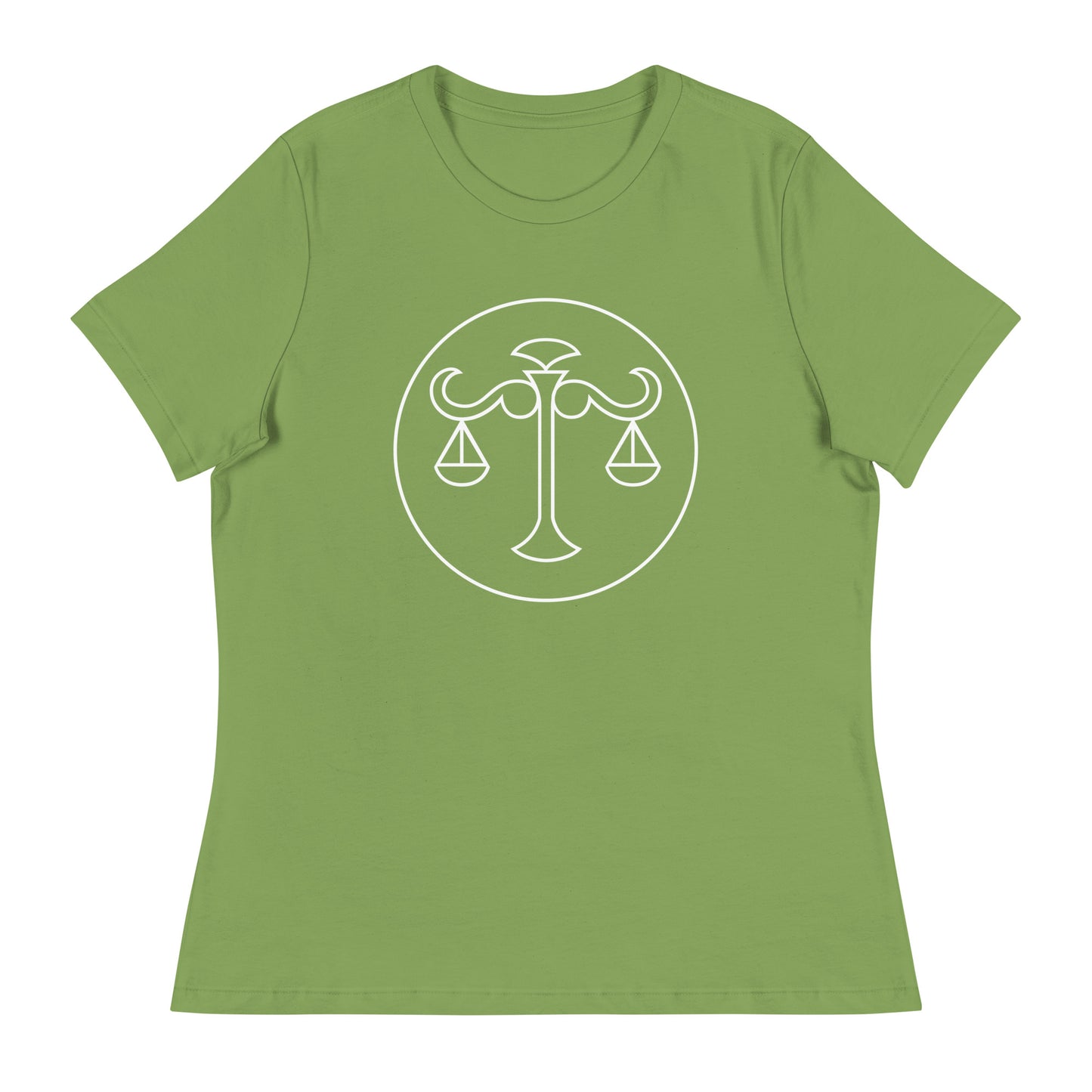 Women's Relaxed T-Shirt- Classic Zodiac: Libra