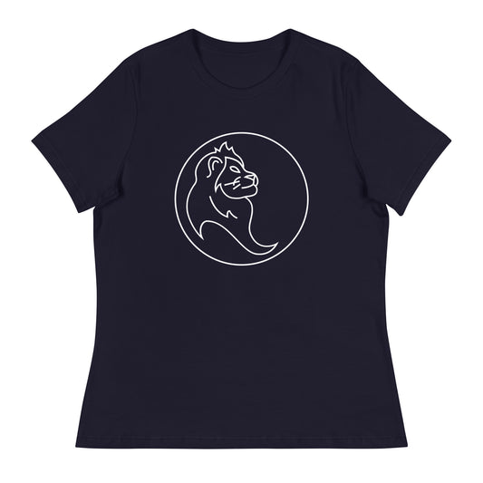 Women's Relaxed T-Shirt- Classic Zodiac: Leo