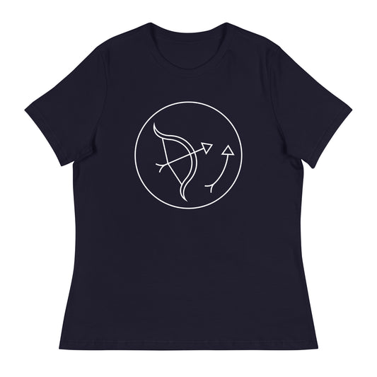 Women's Relaxed T-Shirt- Classic Zodiac: Sagittarius