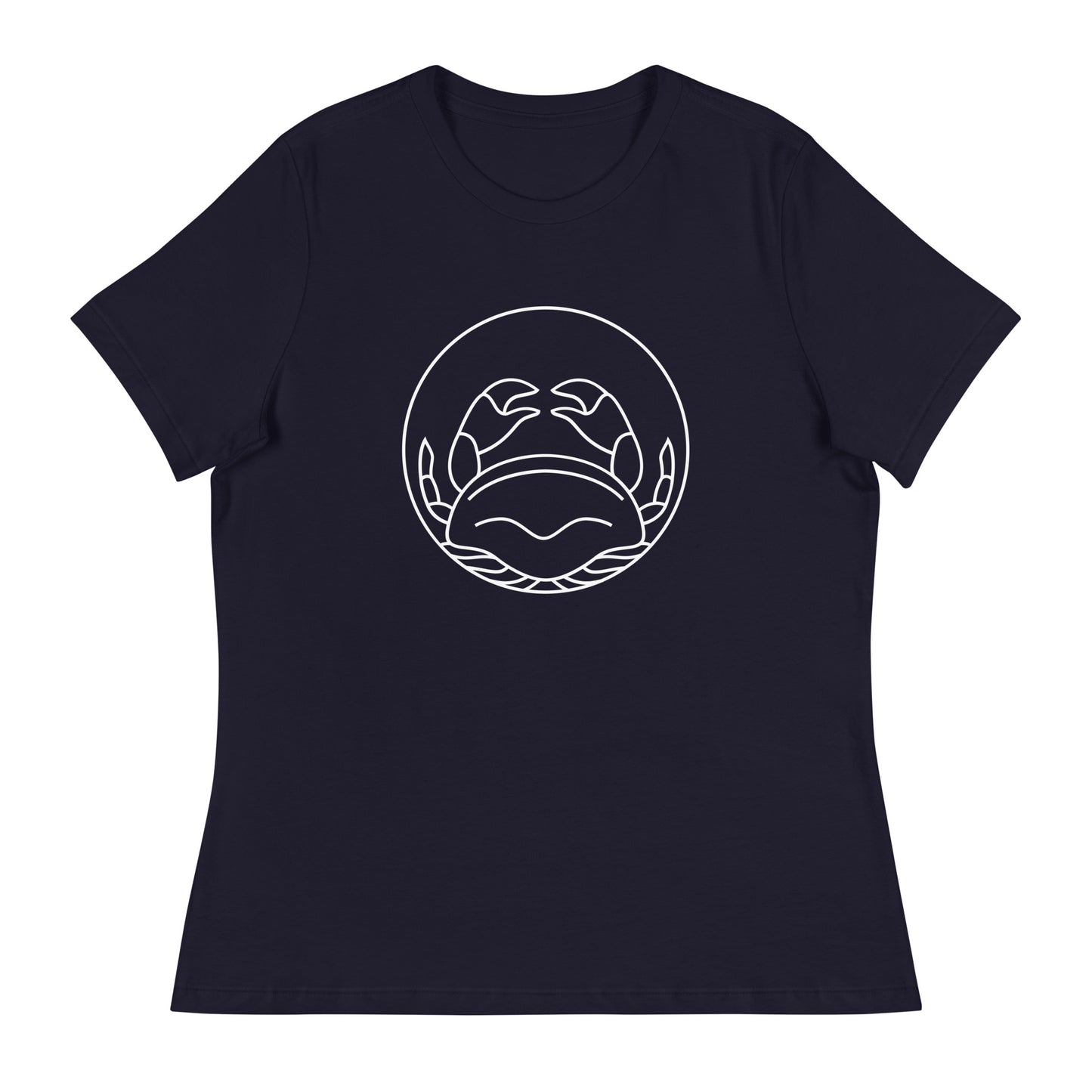 Women's Relaxed T-Shirt- Classic Zodiac: Cancer