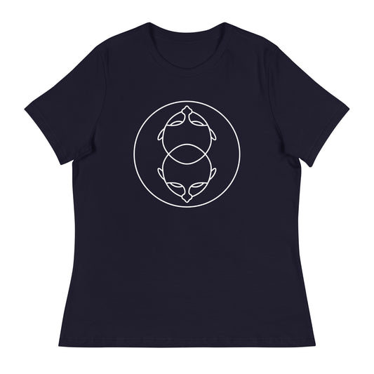 Women's Relaxed T-Shirt- Classic Zodiac: Gemini