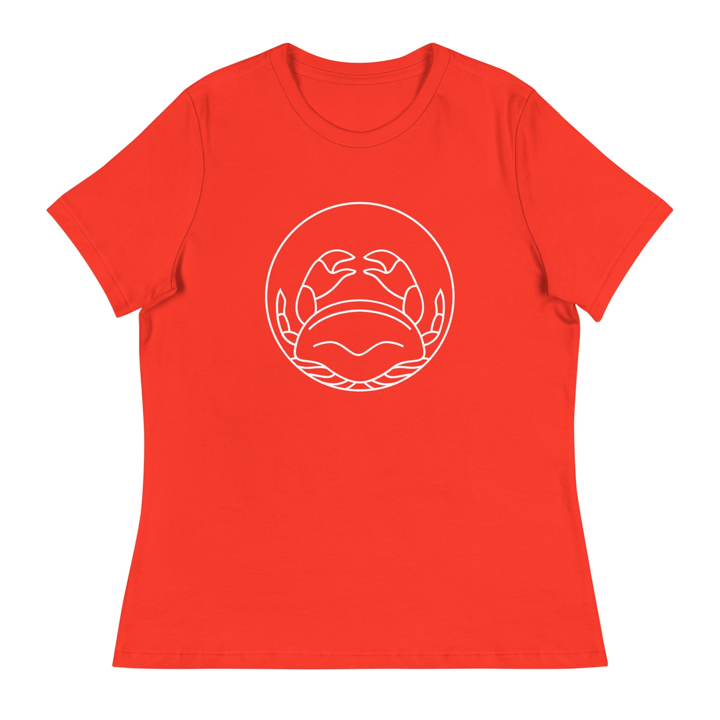 Women's Relaxed T-Shirt- Classic Zodiac: Cancer